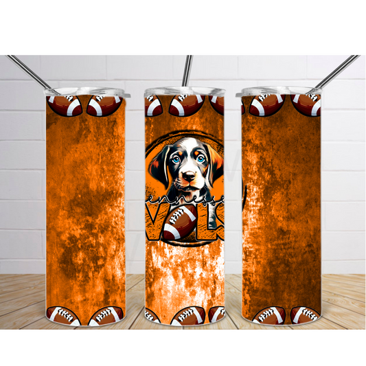 Tennessee Puppy digital sublimation tumbler wrap PNG