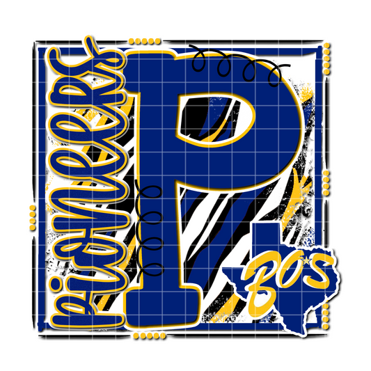 Boswell Pioneers School Spirit Sublimation Design PNG