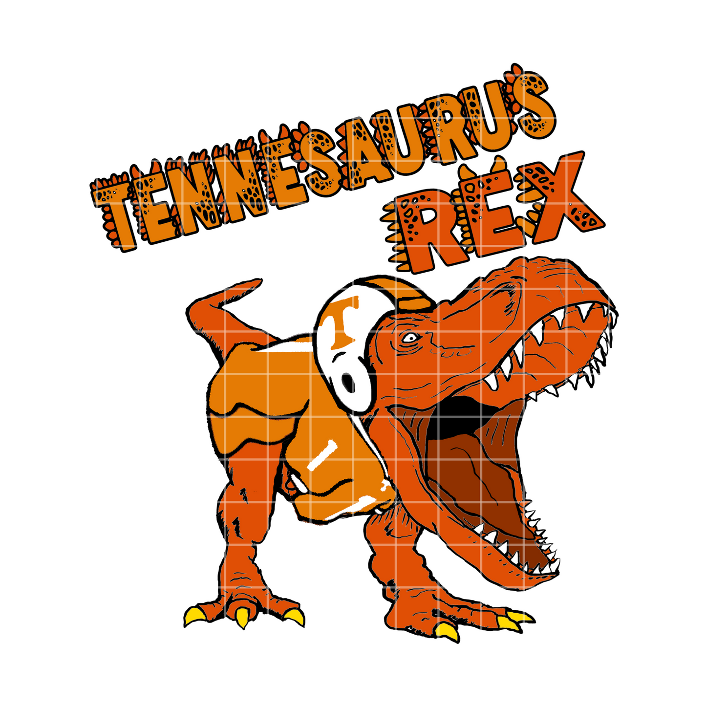 Tennesaurus Rex Tennessee Sublimation Design Png