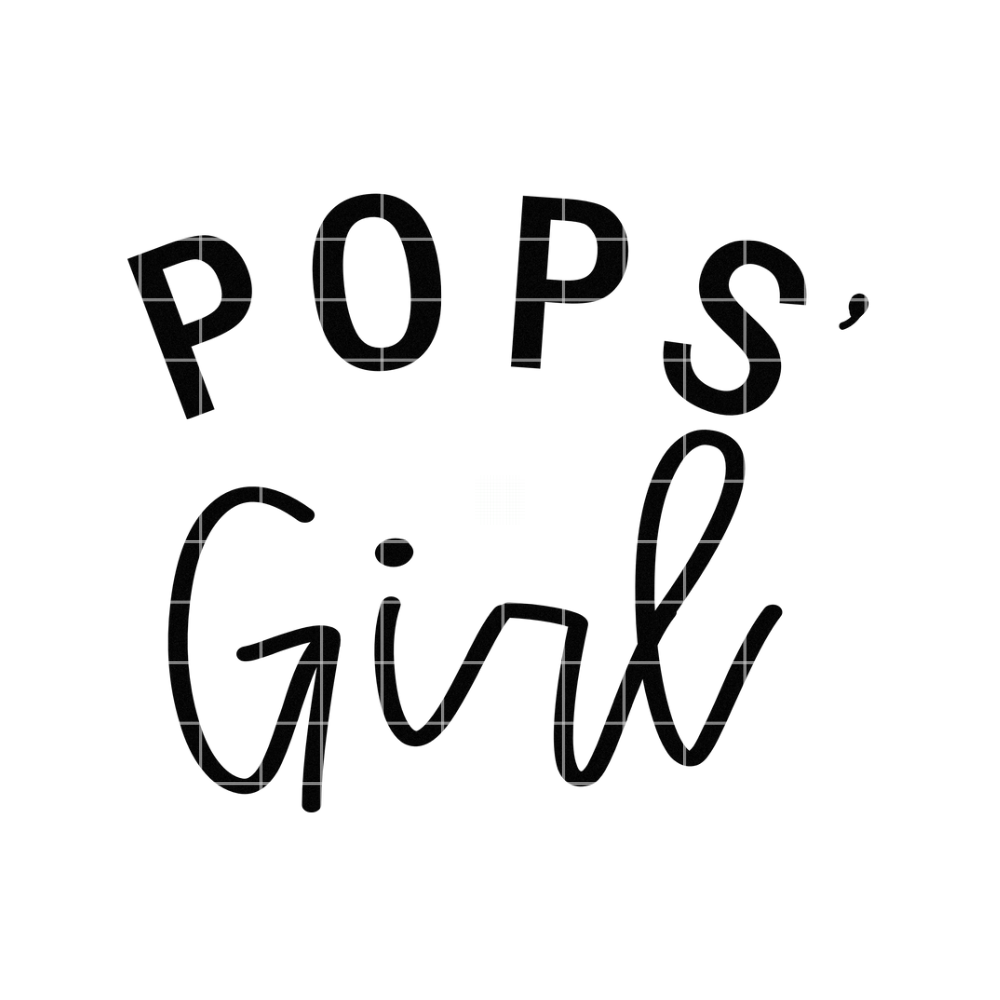 Pops Girl Sublimation design png