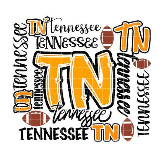 Tennessee word art png