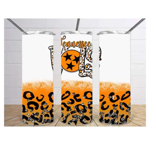 Tennessee sublimation tumbler wrap Png