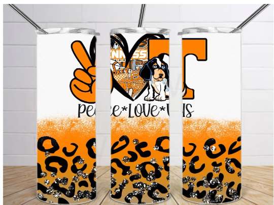 tennessee sublimation tumbler wrap png